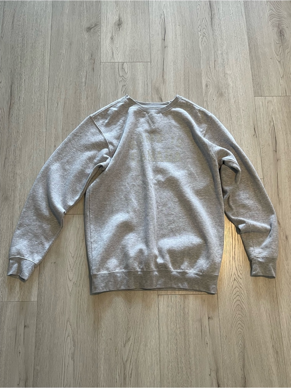 Peace Collective Tonal Grey ‘Home is Canada’ Crewneck Sweatshirt
